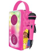 Barbie Boxa wireless cu microfon si lumini Lexibook