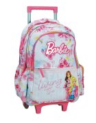 Barbie Ghiozdan tip troler cu 2 compartimente Living the Dream