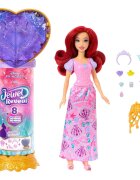 Barbie Papusa cu accesorii surpriza Disney Princess Jewel Reveal Ariel JHL49