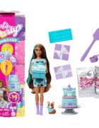 Barbie Papusa cu accesorii surpriza Party Unboxed JFG72