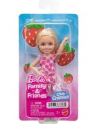 Barbie Papusa Family&Friends Club Chelsea Strawberry Dress JJB33