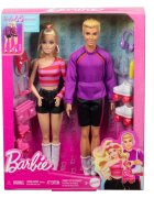 Barbie Set 2 papusi Fashionistas 65th Anniversary si Ken cu 6 accesorii HXK90