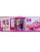 Barbie Set de joaca cu 2 papusi si Ken Dress Up and Go Closet GVK05