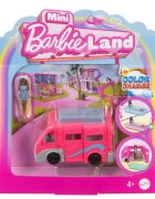 Barbie Set de joaca cu vehicul si papusa Mini Land HYF38
