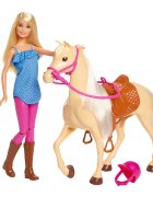 Barbie Set de joaca Papusa si calut