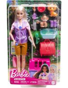Barbie Set papusa cu 2 animalute din jungla Wildlife Rescuer HRG50