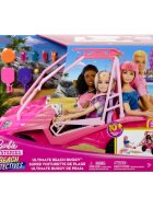 Barbie Vehicul de plaja Mysteries Beach Detectives Ultimate Beach Buggy JFV68