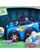 Bburago Junior Masina de politie Push And Glow