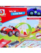 Bburago Junior Prima mea masinuta cu rampa de lansare Bburago Albastru