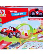 Bburago Junior Prima mea masinuta cu rampa de lansare Bburago Rosu