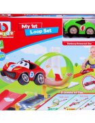 Bburago Junior Prima mea masinuta cu rampa de lansare Bburago Verde