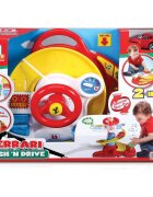 Bburago Junior Set pista cu volan si masinuta Ferrari