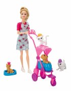Belissa Papusa mama Bellisei cu animalute de companie si accesorii