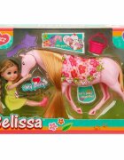 Belissa Set de joaca papusa cu ponei Roz
