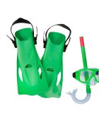 BESTWAY Set masca de scufundari snorkel si labe inot Verde