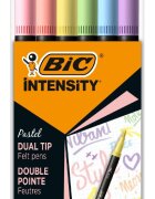 Bic Markere de colorat cu dublu varf Intensity Pastel 6 buc