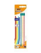 Bic Set 3 creioane grafit evolution stripes 646 cu radiera Bl3