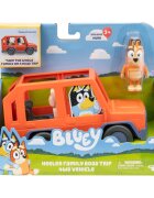 Bluey Masina si figurina Heeler Family Road trip 4 WD