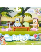 Bluey Set 2 figurine Distractie cu scuterul
