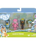 Bluey Set 4 figurine Snickers Honey si Coco
