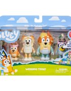 Bluey Set 4 figurine Wedding time