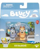 Bluey Set de joaca cu 2 figurine Ice Blocks Bingo si Socks