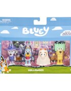 Bluey Set de joaca cu 4 figurine Halloween