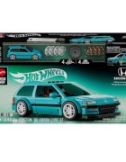 Brick Shop Set de constructie Hot Wheels Custom Honda Civic Speed 90 JHF62