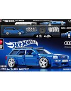 Brick Shop Set de constructie si masina metalica Hot Wheels 94 Audi Avant RS2 JGR28