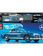 Brick Shop Set de constructie si masina metalica Hot Wheels Mercedes Benz 300 SL HWW25