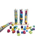 BS Toys Joc de stivuire Turnuri din margele logice