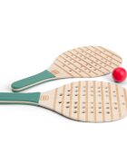 BS Toys Set de tenis cu rachete din lemn