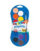Carioca Set 12 culori acuarele lavabile si pensula