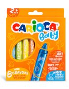 Carioca Set 8 creioane cerate Baby Wild