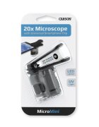 Carson Microscop de buzunar cu adaptor pentru smartphone marire 20x MicroMini