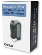 Carson Microscop de buzunar cu LED marire 60-120x MicroBrite