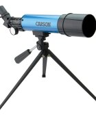 Carson Telescop refractor 50 mm cu zoom 20-80x si trepied de masa