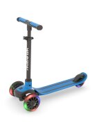 Chillafish Trotineta cu 3 roti cu lumini Scotti Glow Navy