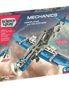 CLEMENTONI Kit de constructie Planor si Elicopter