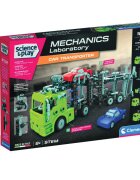 CLEMENTONI Kit de constructie Science & Play Camion cu remorca si masinute 190 piese