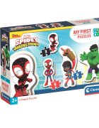 CLEMENTONI Puzzle 4 in 1 Spidey and his Amazing Friends 3 6 9 12 piese