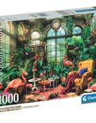 CLEMENTONI Puzzle Biblioteca din sera 1000 piese