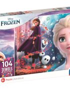 CLEMENTONI Puzzle Disney Frozen 2 Jewels 104 piese