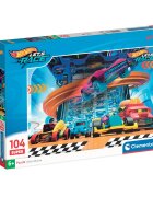 CLEMENTONI Puzzle Hot Wheels Super 104 piese