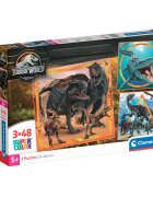 CLEMENTONI Puzzle Jurassic World 3 x 48 piese 2024