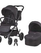 COCCOLLE Carucior modular 2 in 1 Serry Jet Black