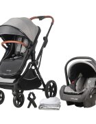 COCCOLLE Carucior transformabil 3 in 1 Amani Anthracite