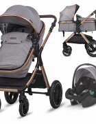 COCCOLLE Sistem transformabil 3 in 1 Melora Moonlit Grey