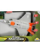 Cool Machines Avion Jet Fighter cu lumini si sunete 1:16 Portocaliu