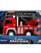 Cool Machines Camion de pompieri cu scara 20 cm
